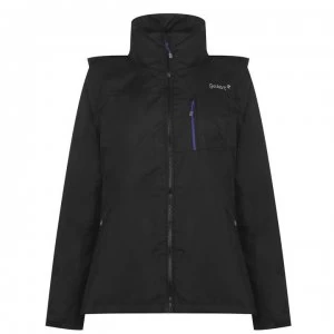 Image of Gelert Horizon Waterproof Jacket Ladies - Blk/Gelert Purp