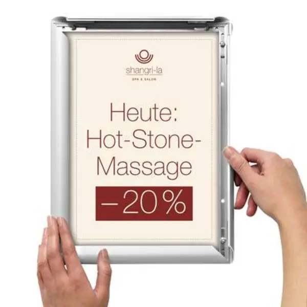 Image of Deflecto Deflecto SFA4S Folding frame Silver A4 (W x H x D) 240 x 325 x 15mm SFA4S