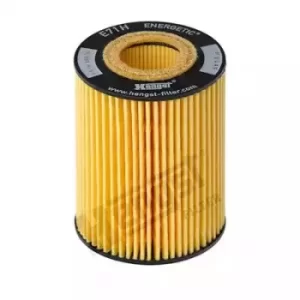 Image of Oil Filter Insert With Gasket Kit E71H D141 by Hella Hengst