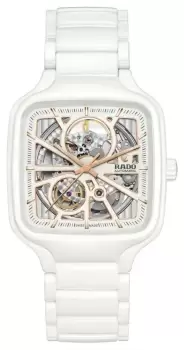 Image of RADO R27073012 True Square Automatic Open Heart White Watch