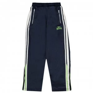Image of Lonsdale Two Stripe Woven Jogging Pants Junior Boys - Navy/Green/Wht