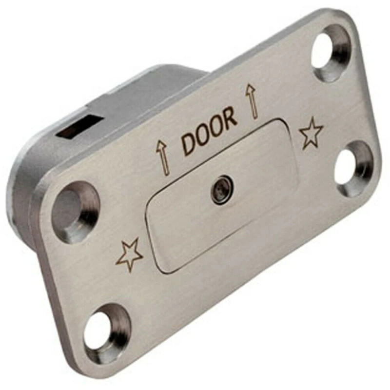 Image of Loops Emergency Release Door Stop Satin Stainless Steel For Use With bc05428 Metallics unisex