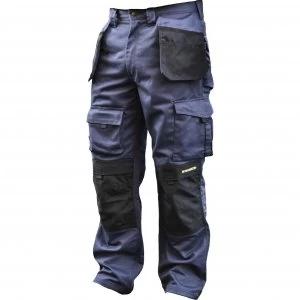 Image of Roughneck Mens Holster Trousers Black Blue 42 31