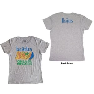 Image of The Beatles - Ob-La-Di Womens Medium T-Shirt - Grey