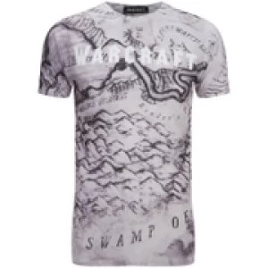 Image of Warcraft Mens Map T-Shirt - White - M