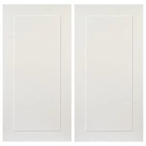 Image of IT Kitchens Stonefield Ivory Classic Corner wall door W625mm Set of 2
