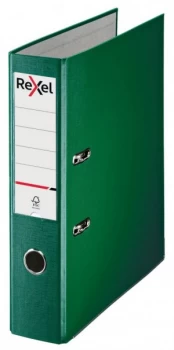 Image of Rexel Lever Arch File ECO A4 PP 75mm Green