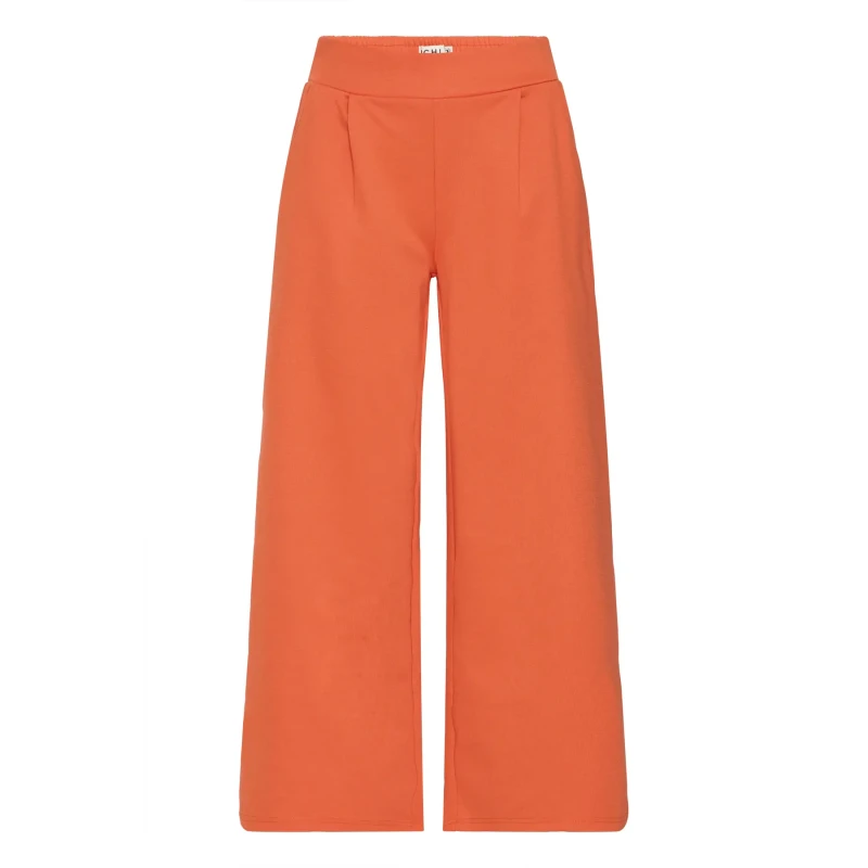 Image of Ichi Womens wide-leg Trousers Ichi Kate Orange Female L