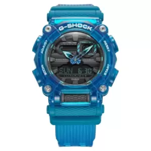 Image of Casio G-Shock "Soundwave" Skeleton Style Blue Digi-Analog Mens Watch GA-900SKL-2AER