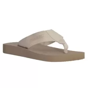 Image of Regatta Lady Catarina Wedge Flip Flop - Clay/Natural