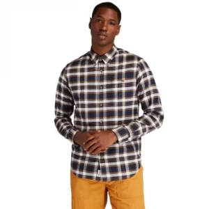 Image of Timberland Solucellair Tartan Shirt For Men In Navy, Size M