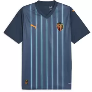 Image of Puma Valencia CF Away Shirt 2023 2024 Adults - Blue