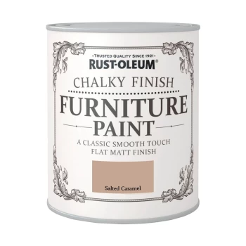 Image of Rust-Oleum Chalky Furniture Paint - Salted Caramel - 125ml
