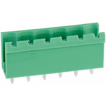 Image of 1758050 MSTBV 2,5/ 6-G-5,08 6 Way Terminal Block Header 12A 5.08 - Phoenix Contact