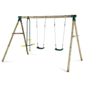 Image of Plum Colobus Wooden Garden Swing Set