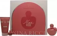 Image of Nina Ricci Nina Rose Gift Set 50ml Eau de Toilette + 75ml Body Lotion + 4ml Eau de Toilette