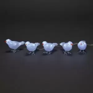Image of White Birds LED String Lights