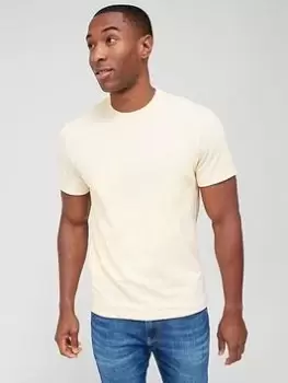 Image of Lacoste Large Logo T-Shirt - Yellow, Yellow Size M Men