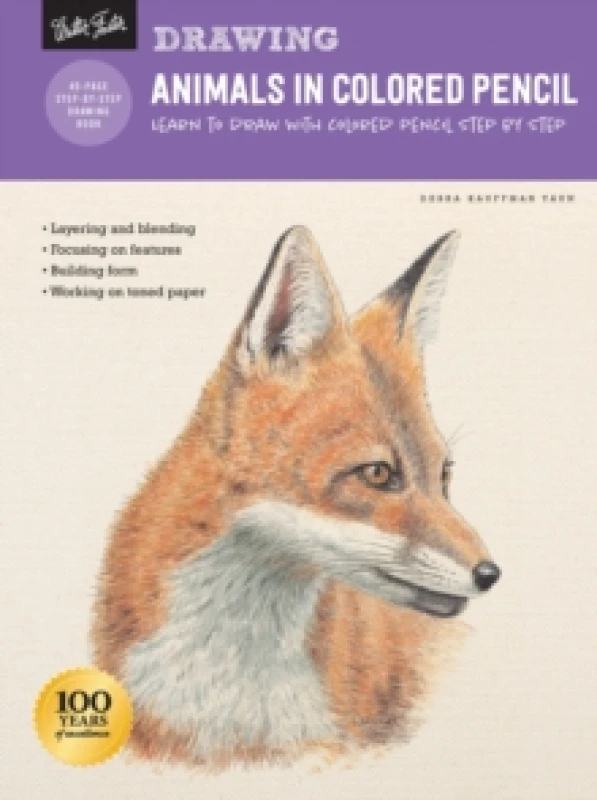 Image of Drawing: Animals in Colored Pencil : Learn to draw with colored pencil step by step Paperback / softback