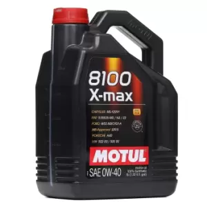 Image of MOTUL Engine oil 8100 X-MAX 0W40 109693