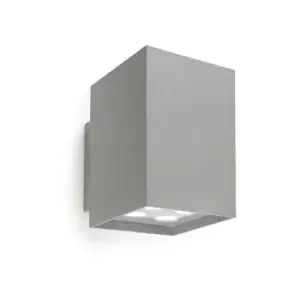 Image of Leds-C4 Afrodita - Outdoor LED Up & Down Wall Light Grey 1690lm 3000K IP55