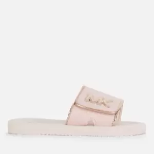 Image of Michael Kors Girls Eli Rylee Slide Sandals - Soft Pink - UK 1 Kids