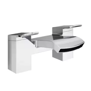 Image of Bristan Descent Bath Filler - Chrome