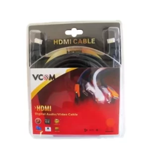 Image of VCOM HDMI 1.4 (M) to HDMI 1.4 (M) 10m Black Retail Packaged Display Cable