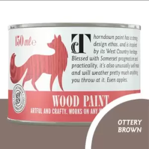 Image of Thorndown Wood Paint 150ml - Ottery Brown