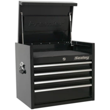 Image of Sealey Premier 4 Drawer Tool Chest Black