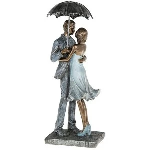 Image of Rainy Day Romance Embrace Figures Ornament