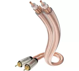 Image of Inakustik 0030403 audio cable 3m RCA Transparent