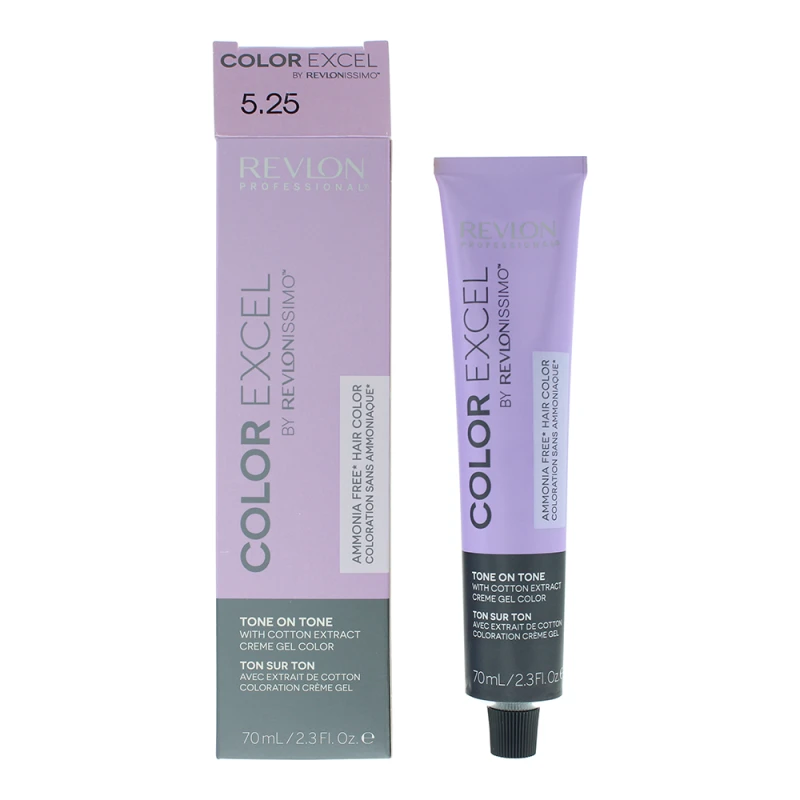 Image of Revlon Revlonissimo Colorsmetique Colour Excel 70ml - 5.25 Light Iridescent Mahogany