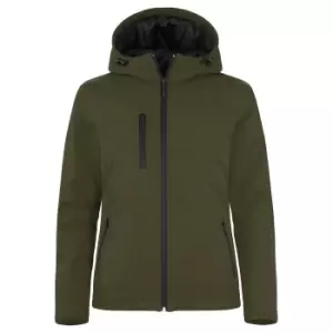 Image of Clique Womens/Ladies Padded Soft Shell Jacket (XL) (Fog Green)