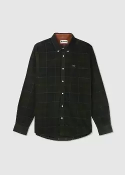 Image of Barbour Mens Blair Tailored Shirt In Classic Tartan