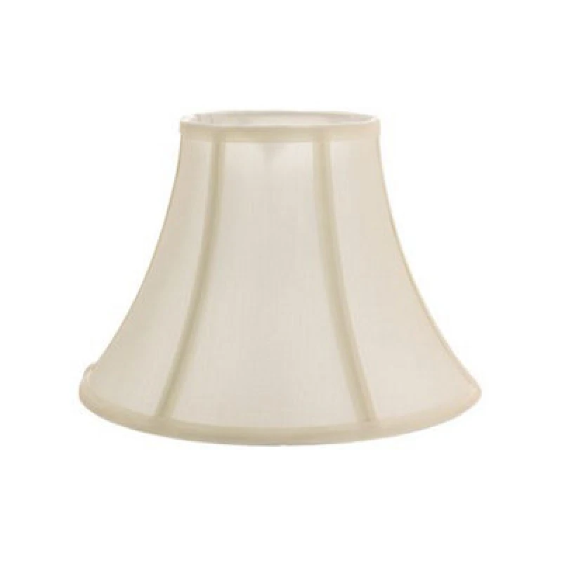 Image of Happy Homewares Traditional Empire Shaped Small 8 Lamp Shade In Silky Cream Cotton Fabric