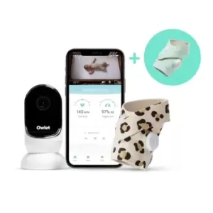Image of Owlet Duo - Smart Sock & Cam Baby Monitor Mint With Wild Child Accessory Sock Set