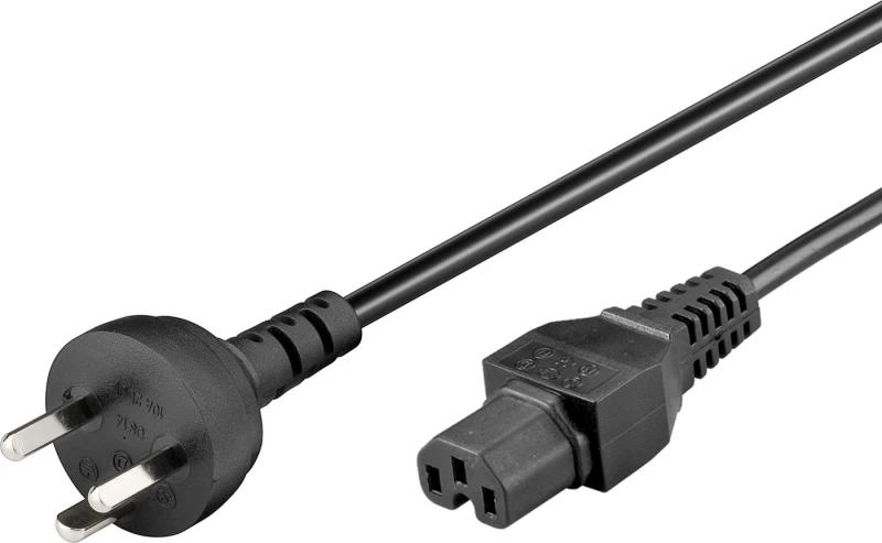 Image of Microconnect PE130418 power cable Black 1.8 m C15 coupler