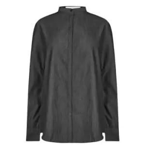 Image of Boss Classic Cotton Blouse - Black