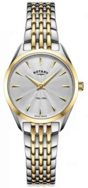 Image of Rotary Ultra Slim Womens Two Tone Bracelet LB08011/02 Watch