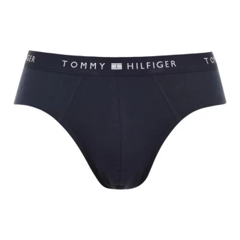 Image of Tommy Bodywear Modern Classic Stretch Cotton Briefs - Blue