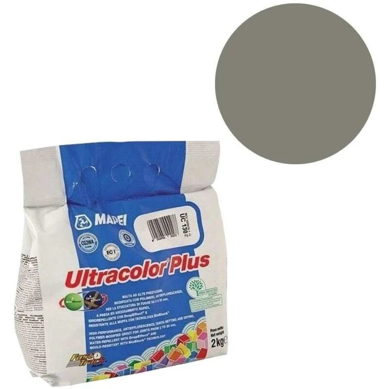 Image of MAPEI Mapei Ultracolor Plus Grout 113 Cement Grey 2kg BMU113P