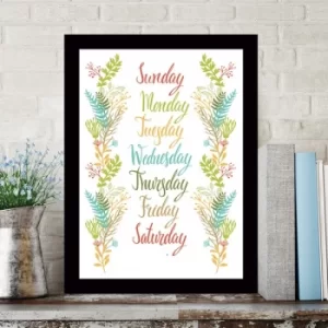 Image of SC0248034 Multicolor Decorative Framed MDF Painting