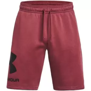 Image of Under Armour Armour Rival Fleece Logo Shorts Mens - Red