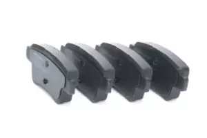 Image of RIDEX Brake pad set 402B0281 Brake pads,Brake pad set, disc brake PEUGEOT,CITROEN,408,C4 Picasso I (UD_),C4 Grand Picasso I (UA_),C4 Stufenheck L