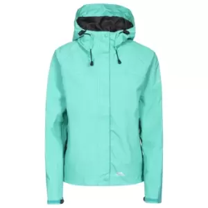 Image of Trespass Womens/Ladies Miyake Hooded Waterproof Jacket (XXS) (Lagoon)