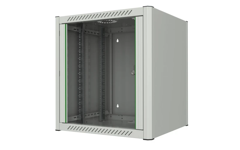 Image of Lanview RWM12U56WH rack cabinet 12U Wall mounted rack White