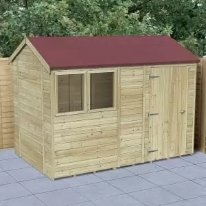 Image of Forest Garden Timberdale 10 x 6ft Reverse Apex Shed with Base