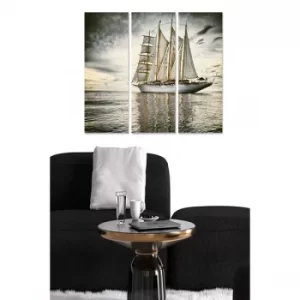 Image of MDF371549173 Multicolor Decorative MDF Painting (3 Pieces)