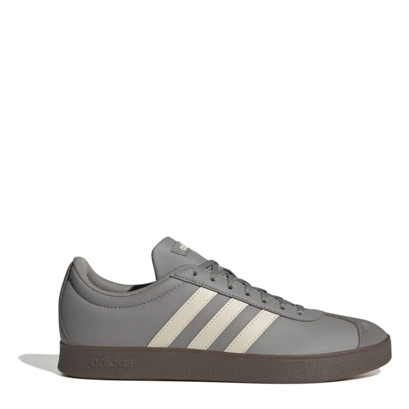 Image of adidas VL Court Base Shoes Mens Grey/Alumina male 8.5 (42.7)